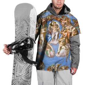 Накидка на куртку 3D с принтом Микеланджело страшный суд в Курске, 100% полиэстер |  | Тематика изображения на принте: буонарроти | картина | микеланджело | последний | приговор | страшный | суд | фреска