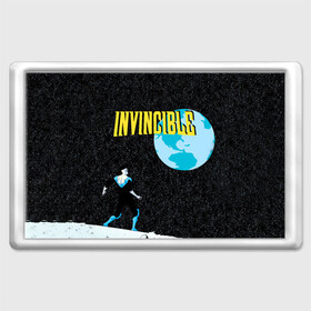 Магнит 45*70 с принтом Invincible в Курске, Пластик | Размер: 78*52 мм; Размер печати: 70*45 | allen | invincible | omni man | omniman | superhero | алиен | аллен | инвинсибл | неуязвимый | омнимэн | супергерои