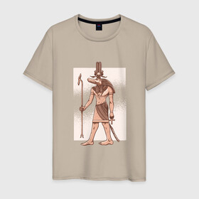 Мужская футболка хлопок с принтом Египетский Бог Крокодил Собек в Курске, 100% хлопок | прямой крой, круглый вырез горловины, длина до линии бедер, слегка спущенное плечо. | ancient god | ankh | crocodile | demiurg | egypt | elder god | nile | osiris | ra | sobek | анх | бог воды | бог нила | божество | демиург | древний египет | египетские боги | египетские иероглифы | египтянин | крокодилополь