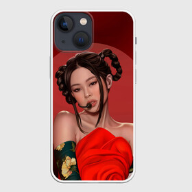 Чехол для iPhone 13 mini с принтом Дженни BLACKPINK в Курске,  |  | black pink | blackpink | pop | блэк пинк | ким дженни | ким джи су | корейцы | лалиса манобан | музыка | поп | попса | розэ