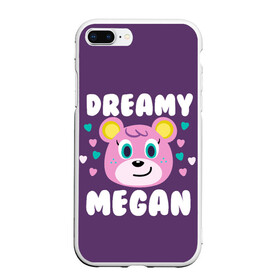 Чехол для iPhone 7Plus/8 Plus матовый с принтом Dreamy Megan в Курске, Силикон | Область печати: задняя сторона чехла, без боковых панелей | Тематика изображения на принте: animal crossing | game | games | анимал | играб игры | изабель | кросинг | кроссинг | мистер ресетти | том нук | энимал