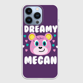 Чехол для iPhone 13 Pro с принтом Dreamy Megan в Курске,  |  | Тематика изображения на принте: animal crossing | game | games | анимал | играб игры | изабель | кросинг | кроссинг | мистер ресетти | том нук | энимал