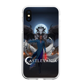 Чехол для iPhone XS Max матовый с принтом Castlevania Исаак в Курске, Силикон | Область печати: задняя сторона чехла, без боковых панелей | alucard | anime | blood | castlevania | death | demon | dracula | evil | isaac | monster | netflix | sypha belnades | trevor belmont | vampire | vlad tepes | алукард | аниме | вампир | влад цепеш | демон | дракула | зло | каслвания | кровь | монстр | нетф