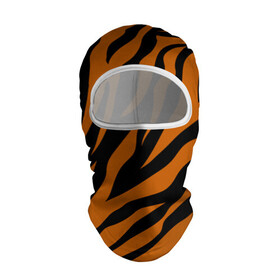 Балаклава 3D с принтом Тигровый Камуфляж в Курске, 100% полиэстер, ткань с особыми свойствами — Activecool | плотность 150–180 г/м2; хорошо тянется, но при этом сохраняет форму. Закрывает шею, вокруг отверстия для глаз кайма. Единый размер | Тематика изображения на принте: camo | tiger | камуфляж | полосы | тигр