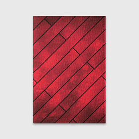 Обложка для паспорта матовая кожа с принтом Red Boards Texture в Курске, натуральная матовая кожа | размер 19,3 х 13,7 см; прозрачные пластиковые крепления | attrition | boards | comic | dark | gloss | iron | light | metal | red | slabs | texture | wood | абстракция | глянец | дерево | доски | железо | картина | комикс | красный | линии | металл | паттерн | плиты | полосы | потертость | светлый