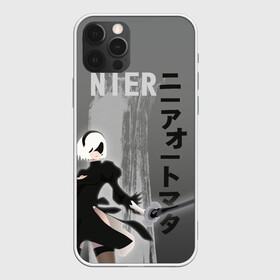 Чехол для iPhone 12 Pro Max с принтом nier в Курске, Силикон |  | 2b | ahegao | anime | girl | nier automata | replicant | waifu | аниме | ахегао | нир автомата | отаку | охегао | тян | тяночка