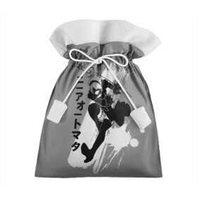 Подарочный 3D мешок с принтом Nier в Курске, 100% полиэстер | Размер: 29*39 см | Тематика изображения на принте: 2b | ahegao | anime | girl | nier automata | replicant | waifu | аниме | ахегао | нир автомата | отаку | охегао | тян | тяночка