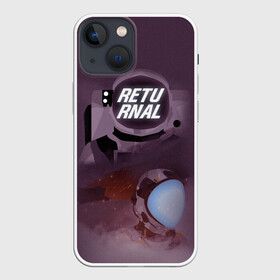 Чехол для iPhone 13 mini с принтом Returnal в Курске,  |  | alien | astronaut | cosmos | games | horror | monster | nextgen | playstation 5 | ps5 | returnal | shooter | space | unreal engine | астронавт | игры | инопланетянин | космонавт | космос | монстр | некстген | плейстейшен 5 | пс5 | ужасы | шутер