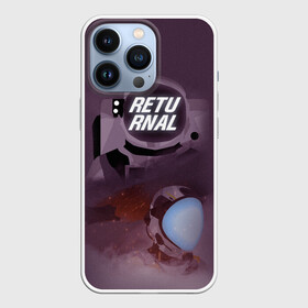 Чехол для iPhone 13 Pro с принтом Returnal в Курске,  |  | alien | astronaut | cosmos | games | horror | monster | nextgen | playstation 5 | ps5 | returnal | shooter | space | unreal engine | астронавт | игры | инопланетянин | космонавт | космос | монстр | некстген | плейстейшен 5 | пс5 | ужасы | шутер