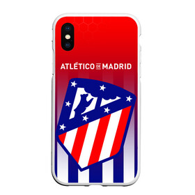 Чехол для iPhone XS Max матовый с принтом ATLETICO DE MADRID АТЛЕТИКО в Курске, Силикон | Область печати: задняя сторона чехла, без боковых панелей | atletico madrid | fifa | football | football club. | sport | uefa | английская премьер лига | атлетико мадрид | лига финал | матч | спорт | уефа | финал | фифа | футбол | футбольный клуб