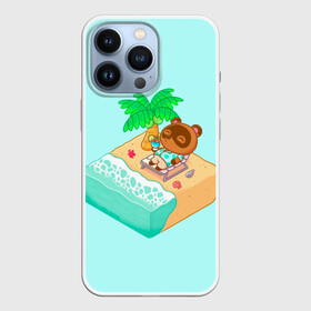 Чехол для iPhone 13 Pro с принтом Beach Crossing в Курске,  |  | Тематика изображения на принте: animal crossing | game | games | анимал | играб игры | изабель | кросинг | кроссинг | мистер ресетти | том нук | энимал