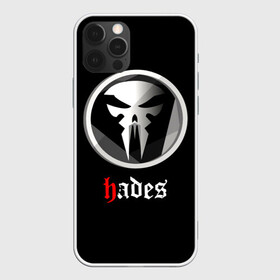 Чехол для iPhone 12 Pro Max с принтом Hades в Курске, Силикон |  | hades | roguelike | бесконечные круги ада | клыки | компьютерная игра | череп | эмблема