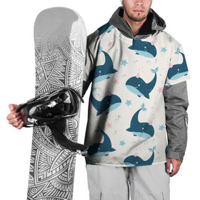 Накидка на куртку 3D с принтом Киты в Курске, 100% полиэстер |  | Тематика изображения на принте: whale | белый кит | кит | киты | корабли | кораблики | маяк | морские | паттерн | синий кит | чайки
