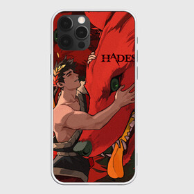 Чехол для iPhone 12 Pro с принтом Hades Zagreus в Курске, силикон | область печати: задняя сторона чехла, без боковых панелей | hades | roguelike | zagreus | бесконечные круги ада | бог | волк | загрей | компьютерная игра | красный | мифология | сын аида | трехглавый