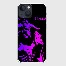 Чехол для iPhone 13 mini с принтом Hades demon в Курске,  |  | hades | zagreus | бесконечные круги ада | демон | компьютерная игра | мифология | рогатый | череп