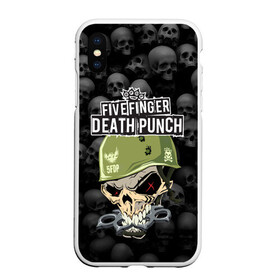 Чехол для iPhone XS Max матовый с принтом Five Finger Death Punch 5FDP (Z) в Курске, Силикон | Область печати: задняя сторона чехла, без боковых панелей | 5fdp | 5фдп | ffdp | five finger death punch | ivan moody | living the dream | zoltan bathory | альтернатива | грув метал | золтан батори | музыка | ню метал | рок | хард рок