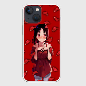 Чехол для iPhone 13 mini с принтом Госпожа Кагуя в Курске,  |  | anime girl | baby | kaguya | kaguya sama | kaguya sama: love is war | kawaii | love | rose | госпожа кагуя в любви как на войне | девочка | девушка | кавайный | кагуя | кагуя шиномия | лепестки роз | любовь | милые | персонажи аниме | розы 