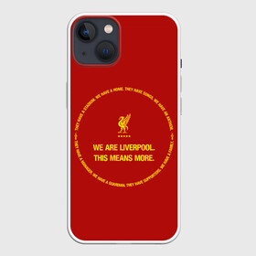 Чехол для iPhone 13 с принтом LIVERPOOL в Курске,  |  | anfield | british | champion | england | football | home | liverpool | logo | sport | team | англия | ливерпуль | футбол | энфилд