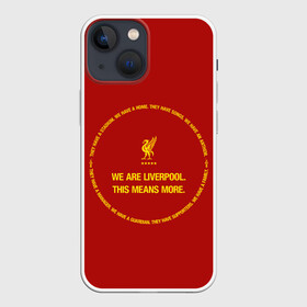 Чехол для iPhone 13 mini с принтом LIVERPOOL в Курске,  |  | anfield | british | champion | england | football | home | liverpool | logo | sport | team | англия | ливерпуль | футбол | энфилд