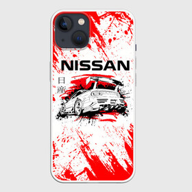 Чехол для iPhone 13 с принтом Nissan в Курске,  |  | auto | drift | nissan | sport | авто | автомобили | автомобиль | автомобильные | бренд | внедорожники | дрифт | легковые | марка | спорт