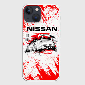 Чехол для iPhone 13 mini с принтом Nissan в Курске,  |  | auto | drift | nissan | sport | авто | автомобили | автомобиль | автомобильные | бренд | внедорожники | дрифт | легковые | марка | спорт