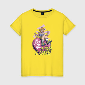 Женская футболка хлопок с принтом Kawaii Heart Anime Love в Курске, 100% хлопок | прямой крой, круглый вырез горловины, длина до линии бедер, слегка спущенное плечо | anime | chibi | in love | japan | japanese | kanji | kawaii | manga | mood | waifu | анимешник | анимешница | влюблена | влюблённость | кандзи | любовь | манга | настроение | рисунок в стиле аниме | розовое сердце | сердце