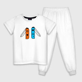 Детская пижама хлопок с принтом NINTENDO SWITCH в Курске, 100% хлопок |  брюки и футболка прямого кроя, без карманов, на брюках мягкая резинка на поясе и по низу штанин
 | nintendo | switch | заточка | игры | консоль | нинтендо | приставка | свитч