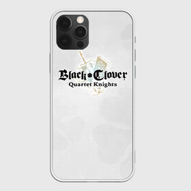 Чехол для iPhone 12 Pro Max с принтом Чёрный клевер Quartet Knights в Курске, Силикон |  | asta | black bulls | black clover | quartet knights | yuno | акума | аниме | аста | блэк кловер | буракку куро:ба | демон | королевство клевера | король магов | лихт | магна | манга | пятилистник | черный бык | чёрный клев