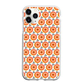 Чехол для iPhone 11 Pro матовый с принтом Поп арт мишень диски дождь в Курске, Силикон |  | disco | pop art | абстракция | геометрия | диск | диско | кнопки | мишень | оранжевые круги | охота | поп арт | тир | точки мемфиса