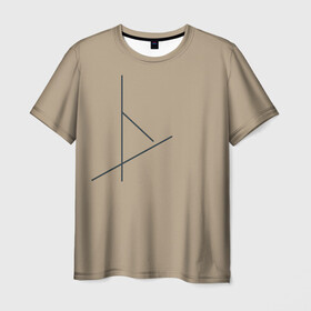 Мужская футболка 3D с принтом Геометрия в Курске, 100% полиэфир | прямой крой, круглый вырез горловины, длина до линии бедер | геометрические линии | геометрические фигуры | геометрия | линии