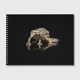 Альбом для рисования с принтом ЭУБЛЕФАР  EUBLEPHARIS в Курске, 100% бумага
 | матовая бумага, плотность 200 мг. | tegunvteg | геккон | гекон | зублефар | леопардовый геккон | эу | эублефар | ящерица