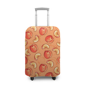 Чехол для чемодана 3D с принтом Яблоки в Курске, 86% полиэфир, 14% спандекс | двустороннее нанесение принта, прорези для ручек и колес | apple | art | background | drawing | food | fruit | texture | арт | еда | рисунок | текстура | фон | фрукты | яблоки