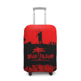 Чехол для чемодана 3D с принтом Island of blood в Курске, 86% полиэфир, 14% спандекс | двустороннее нанесение принта, прорези для ручек и колес | dead island | game | games | zombi | zomby | апокалепсис | апокалипсис | вуфв шыдфтв | дэд исланд | зомби | игра | игры | мертвый остров