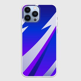 Чехол для iPhone 13 Pro Max с принтом SPORT STYLE BLUE в Курске,  |  | Тематика изображения на принте: 3d | 3д | sport | абстракция | линии | паттерн | соты | спортивный стиль | текстуры