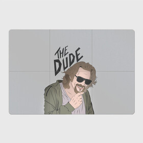 Магнитный плакат 3Х2 с принтом The Dude в Курске, Полимерный материал с магнитным слоем | 6 деталей размером 9*9 см | big lebowski | donney | dude | lebowski | the big lebowski | the dude | walter | большой лебовски | лебовски | чувак