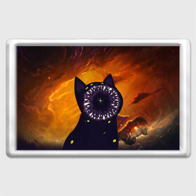 Магнит 45*70 с принтом Космический кот | Space Cat (Z) в Курске, Пластик | Размер: 78*52 мм; Размер печати: 70*45 | Тематика изображения на принте: cat | cats | colors | galaxy | meow | paints | space | star
nebula | абстракция | вселенная | галактика | звезда | звезды | космический | кот | котик | котики | коты | кошка | кошки | красивая кошка | краски | мяу | планеты