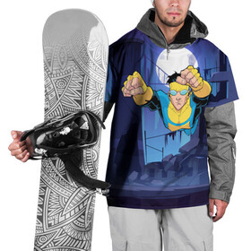 Накидка на куртку 3D с принтом Марк Грэйсон Неуязвимый в Курске, 100% полиэстер |  | damien darkblood | invincible | superman | марк грэйсон | мультсериал | неуязвимый | супергерой