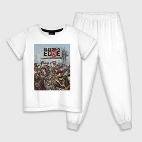 Детская пижама хлопок с принтом Bleeding Edge в Курске, 100% хлопок |  брюки и футболка прямого кроя, без карманов, на брюках мягкая резинка на поясе и по низу штанин
 | games | microsoft | ninja theory | xbox