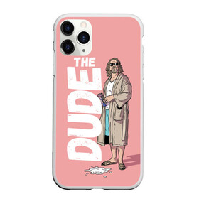 Чехол для iPhone 11 Pro Max матовый с принтом The Real Dude в Курске, Силикон |  | big lebowski | donney | dude | lebowski | the big lebowski | the dude | walter | большой лебовски | лебовски | чувак