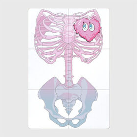 Магнитный плакат 2Х3 с принтом yumemi riamu (Риаму Юмэми) в Курске, Полимерный материал с магнитным слоем | 6 деталей размером 9*9 см | Тематика изображения на принте: anime | yumemi riamu | аниме | девушки золушки | риаму юмэми | сердце | скелет | хэллоуин