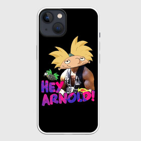 Чехол для iPhone 13 с принтом Hey Arnold (Predator) в Курске,  |  | arnie | arnold | burt | gerald | hey | johanssen | martin | nickelodeon | predator | арни | арнольд | берт | джеральд | джохансен | мартин | мульт | мультфильм | никелодеон | хищник | шварценеггер | эй