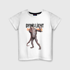 Детская футболка хлопок с принтом Dying light Зараженный в Курске, 100% хлопок | круглый вырез горловины, полуприлегающий силуэт, длина до линии бедер | dying light | аномалия | зараженный | монстр | мутант | ужасы | урод | хоррор