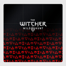 Магнитный плакат 3Х3 с принтом THE WITCHER [1] в Курске, Полимерный материал с магнитным слоем | 9 деталей размером 9*9 см | the witcher | the witcher wild hunt | ведьмак | ведьмак 3: дикая охота