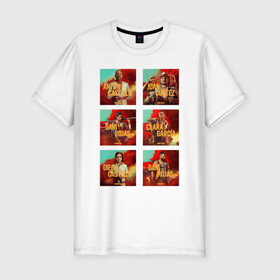 Мужская футболка хлопок Slim с принтом Far Cry Posters в Курске, 92% хлопок, 8% лайкра | приталенный силуэт, круглый вырез ворота, длина до линии бедра, короткий рукав | games | poster | ubisoft | дани | диего | яра