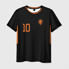 Мужская футболка 3D+ с принтом Нидерланды выездная форма Мемфис в Курске, 100% микрофибра | круглый вырез горловины, длина до линии бедер | champion | championship | euro | netherlands | uefa | атрибутика | выездная | гостевая | депай | евро | мемфис | нидерланды | уефа | фанатская | форма | футбол | чемпион европы