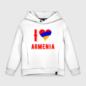 Детское худи Oversize хлопок с принтом I Love Armenia в Курске, френч-терри — 70% хлопок, 30% полиэстер. Мягкий теплый начес внутри —100% хлопок | боковые карманы, эластичные манжеты и нижняя кромка, капюшон на магнитной кнопке | armenia | armenya | love | арарат | армения | армяне | армянин | арцах | горы | ереван | кавказ | любовь | народ | саркисян | сердце | ссср | страна | флаг
