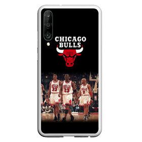 Чехол для Honor P30 с принтом CHICAGO BULLS [3] в Курске, Силикон | Область печати: задняя сторона чехла, без боковых панелей | Тематика изображения на принте: basketball | bulls | chicago | chicago bulls | jordan | nba | баскетбол | джордан | нба | чикаго буллз