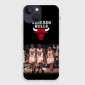 Чехол для iPhone 13 mini с принтом CHICAGO BULLS [3] в Курске,  |  | Тематика изображения на принте: basketball | bulls | chicago | chicago bulls | jordan | nba | баскетбол | джордан | нба | чикаго буллз