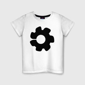 Детская футболка хлопок с принтом Housemarque в Курске, 100% хлопок | круглый вырез горловины, полуприлегающий силуэт, длина до линии бедер | games | housemarque | logo | playstation | ps5 | returnal