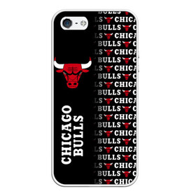 Чехол для iPhone 5/5S матовый с принтом CHICAGO BULLS [7] в Курске, Силикон | Область печати: задняя сторона чехла, без боковых панелей | Тематика изображения на принте: basketball | bulls | chicago | chicago bulls | jordan | nba | баскетбол | джордан | нба | чикаго буллз